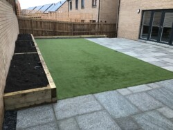 New lawn, patio and planters. IMG_2438